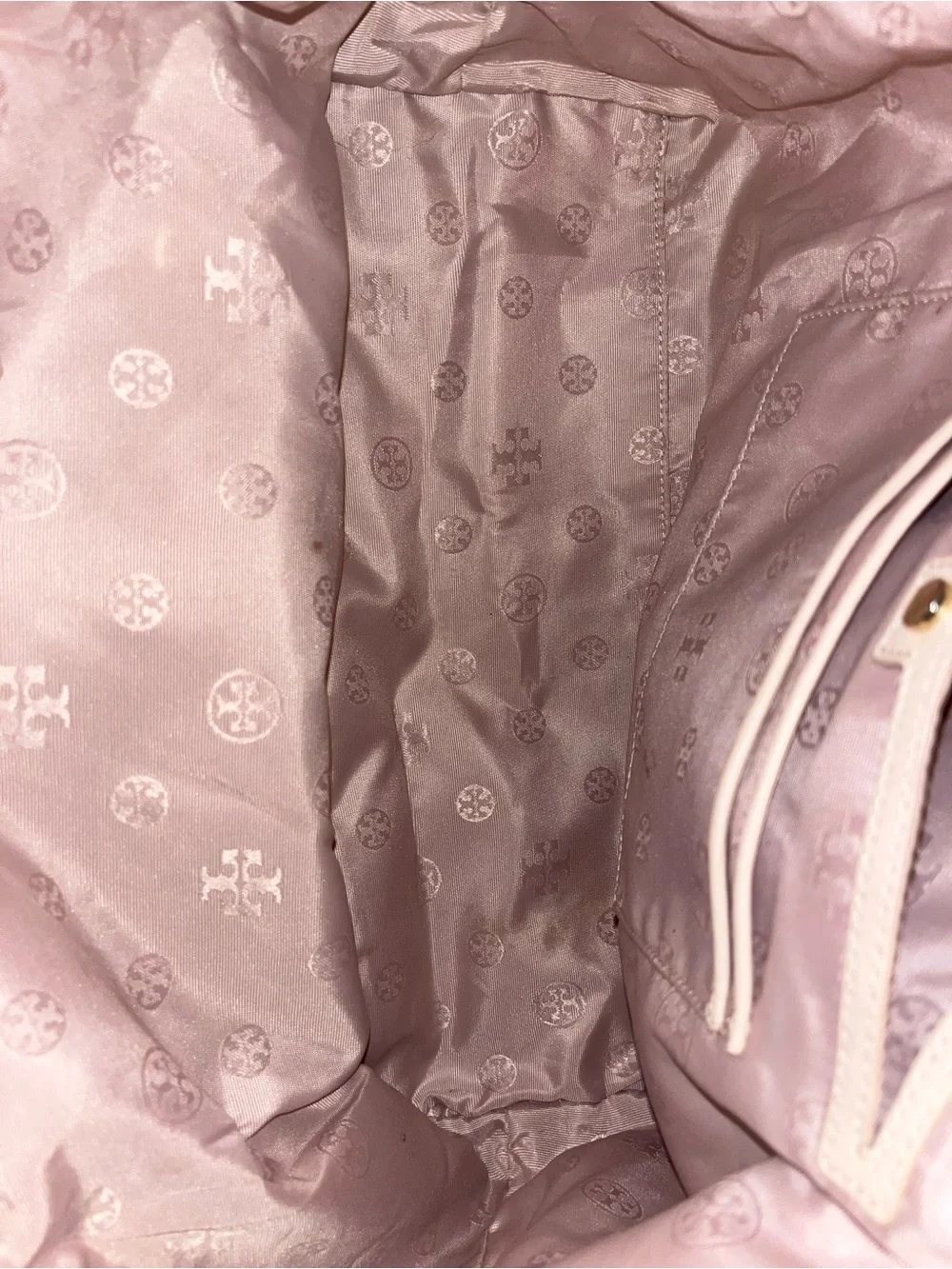 Tory Burch NWOT Blush Pink/Beige Tote